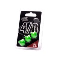 Monkey Lures Hook 4/0 Green-White 21g