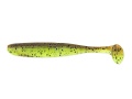 KEITECH 4 Inch Easy Shiner - Green Pumpkin / Chartreuse